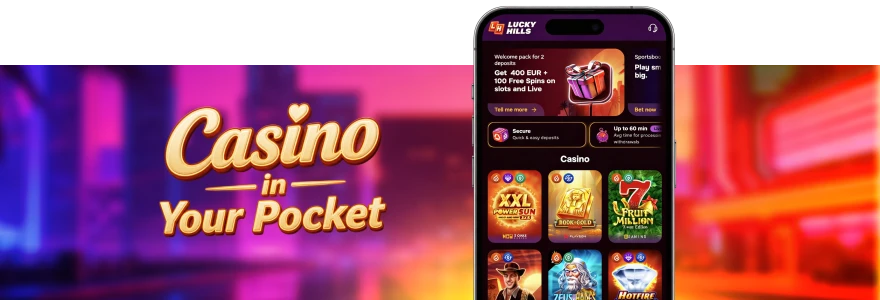 LuckyHills Casino app